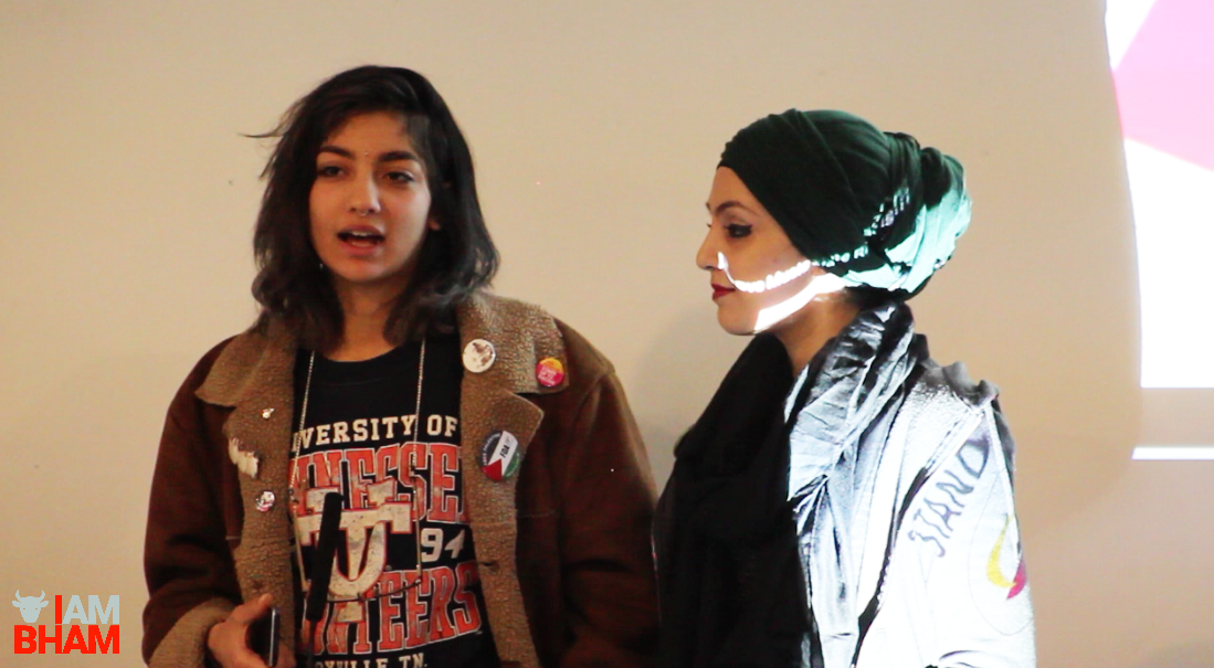 Saffiyah Khan and Saira Zafar, the two young women who confronted the EDL in Birmingham city centre last month, were attending the anti-racism event that Britain First attempted to disrupt