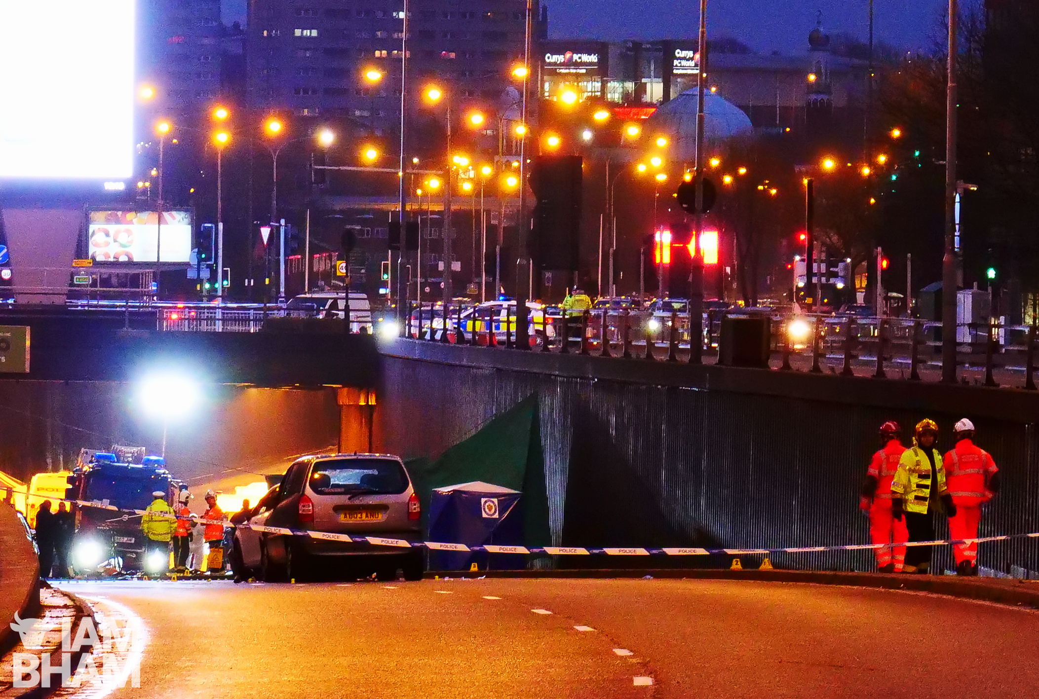 Six people were killed after a multiple-vehicle crash at the underpass on Lee Bank Middleway in Edgbaston