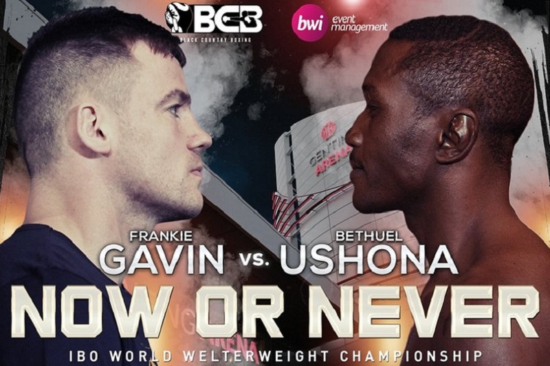 Frankie Gavin's IBO Welterweight World title fight with Bethuel Ushona will now take place in March rather than February