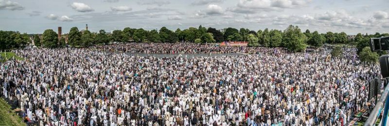 Celebrate Eid prayer services taking place at Small Heath Park in Birmingham