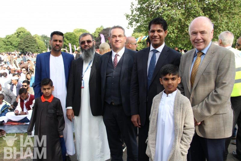 Eid celebrations in Small Heath Park are supported by local community and civic leaders and organisations