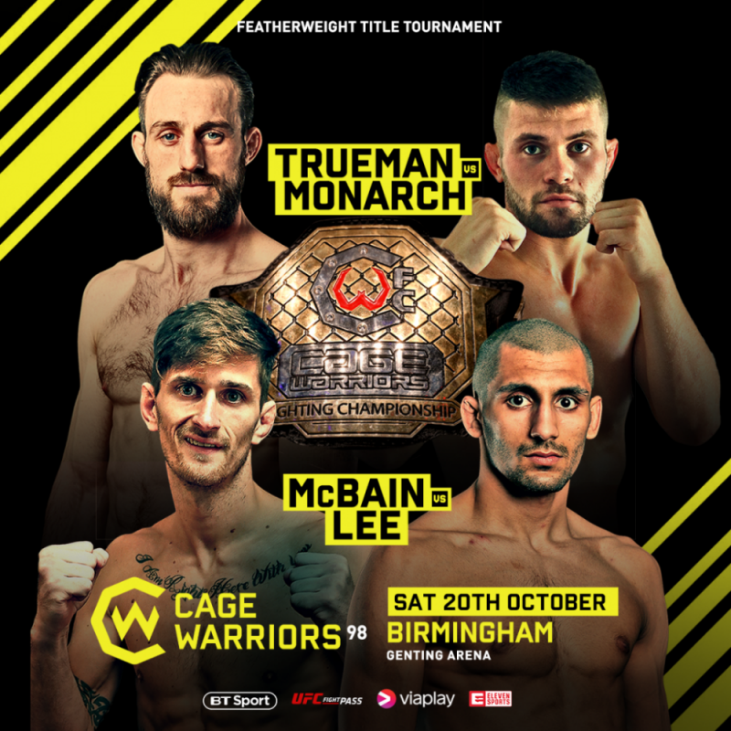 One of the most prestigious titles in European MMA – the Cage Warriors featherweight title – will be decided by a four-man tournament in Birmingham