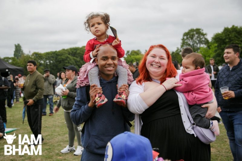 A happy family at Simmer Down Festival 2018