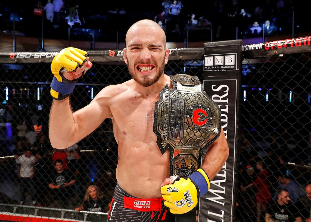 Welterweight title on the line for MMA fighter Stefano Paternò at Cage Warriors 98