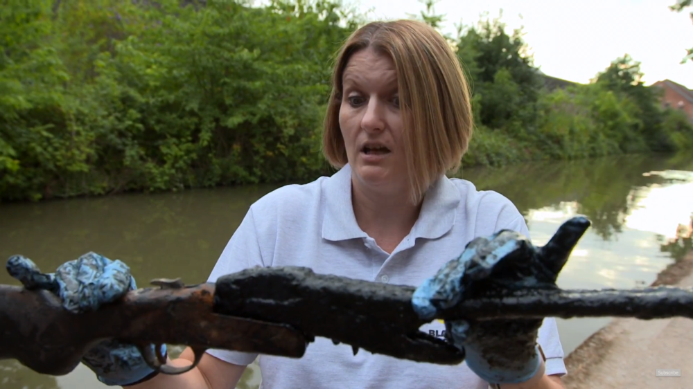 Machine guns, machetes and swords are being discovered in Midlands canals