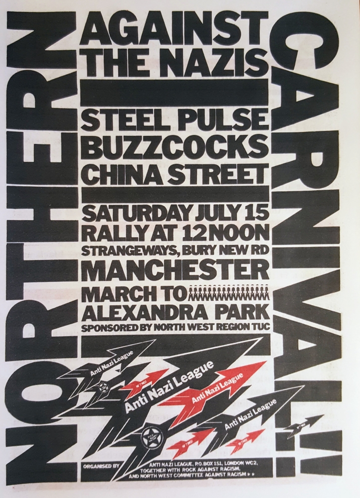 An original Northern Carnival against the Nazis poster from 1978