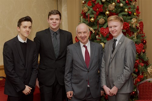 West Midlands Police and Crime Commissioner David Jamieson with Youth Commissioners 