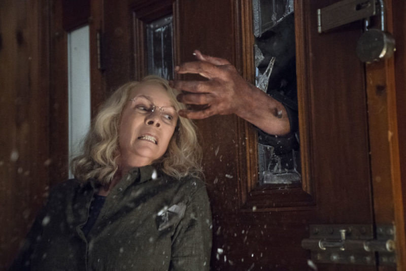 Jamie Lee Curtis returns to the Halloween franchise, carrying on 40 years from where the very first film left off