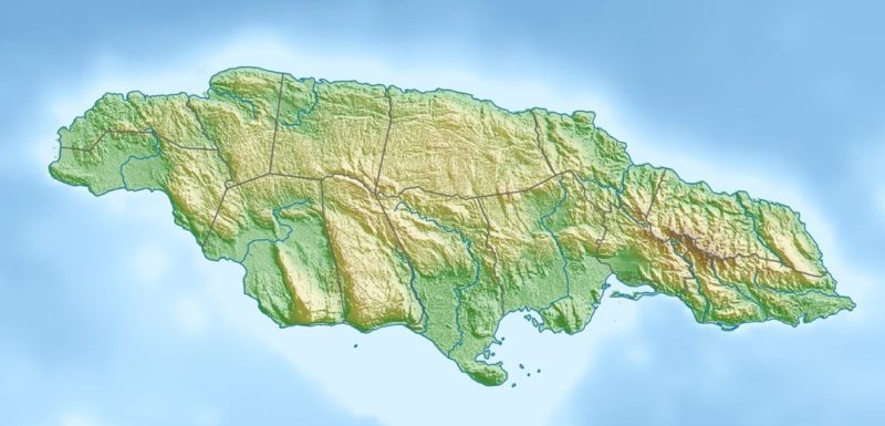 The Caribbean island of Jamaica