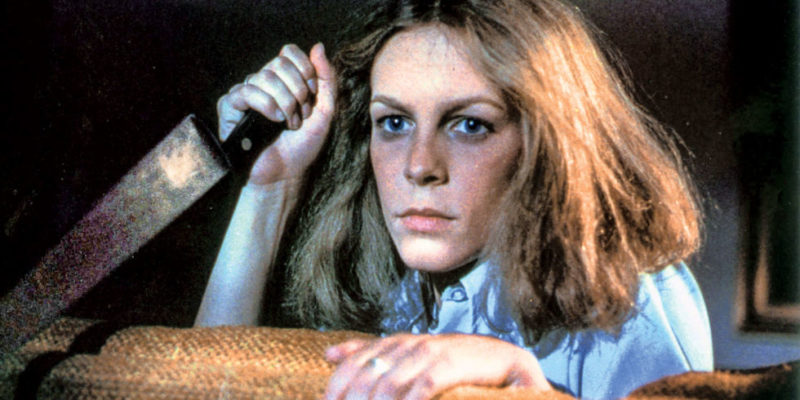 The original low-budget Halloween (1978) launched the career of Jamie Lee Curtis