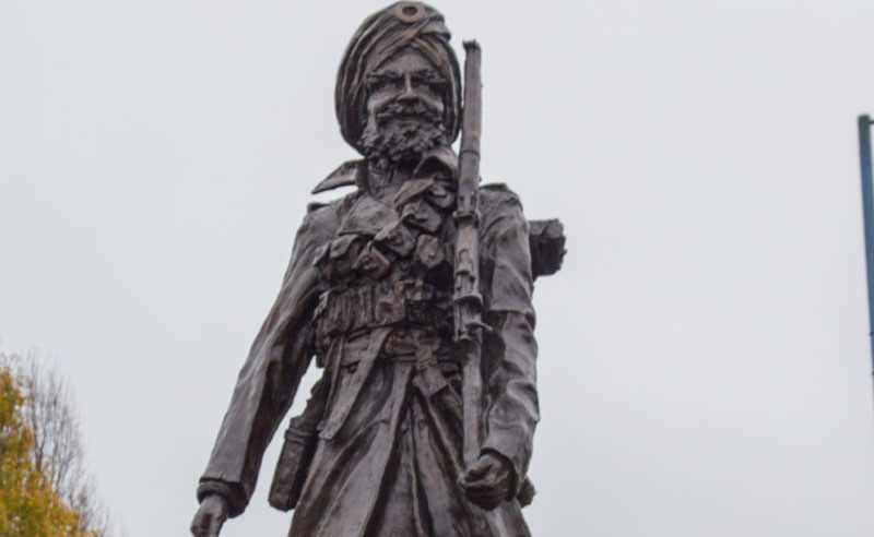 Brand new statue honouring Sikh soldiers vandalised, only a week after being unveiled