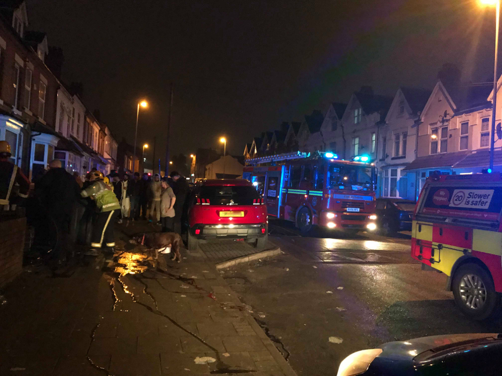 Christmas tree lights cause fire at a home in Small Heath