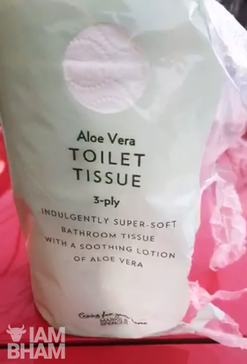 A video is circulating on social media purportedly showing the name "Allah" imprinted on Marks & Spencer own brand toilet paper