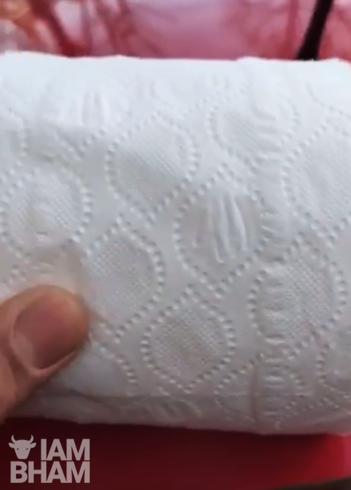 A video is circulating on social media purportedly showing the name "Allah" imprinted on Marks & Spencer own brand toilet paper