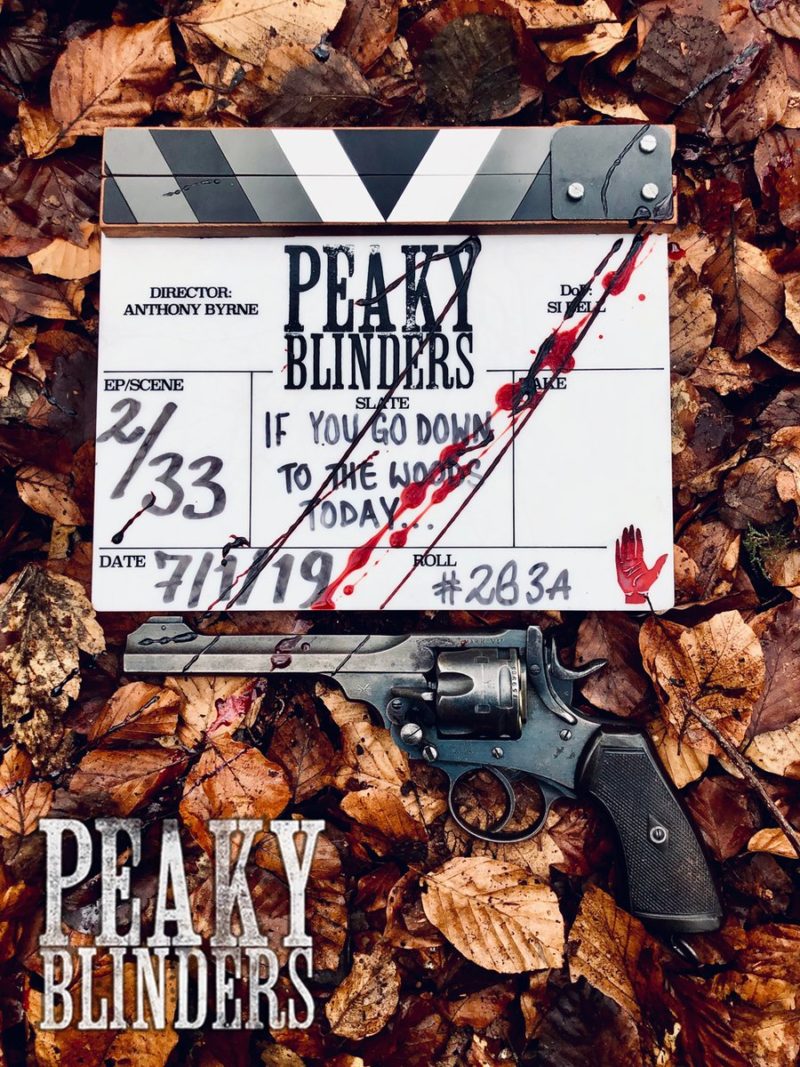 Filming on series 5 of Peaky Blinders