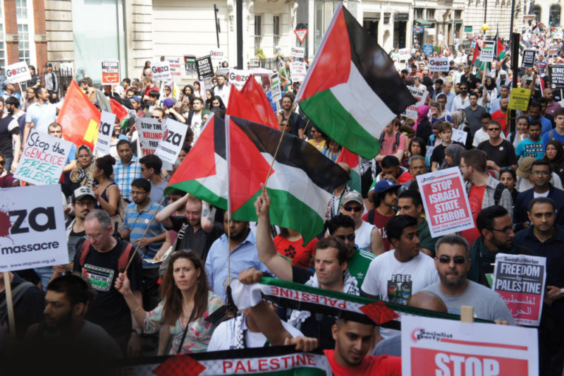 Palestine demonstration in London in 19th July 2014 by Adam Yosef