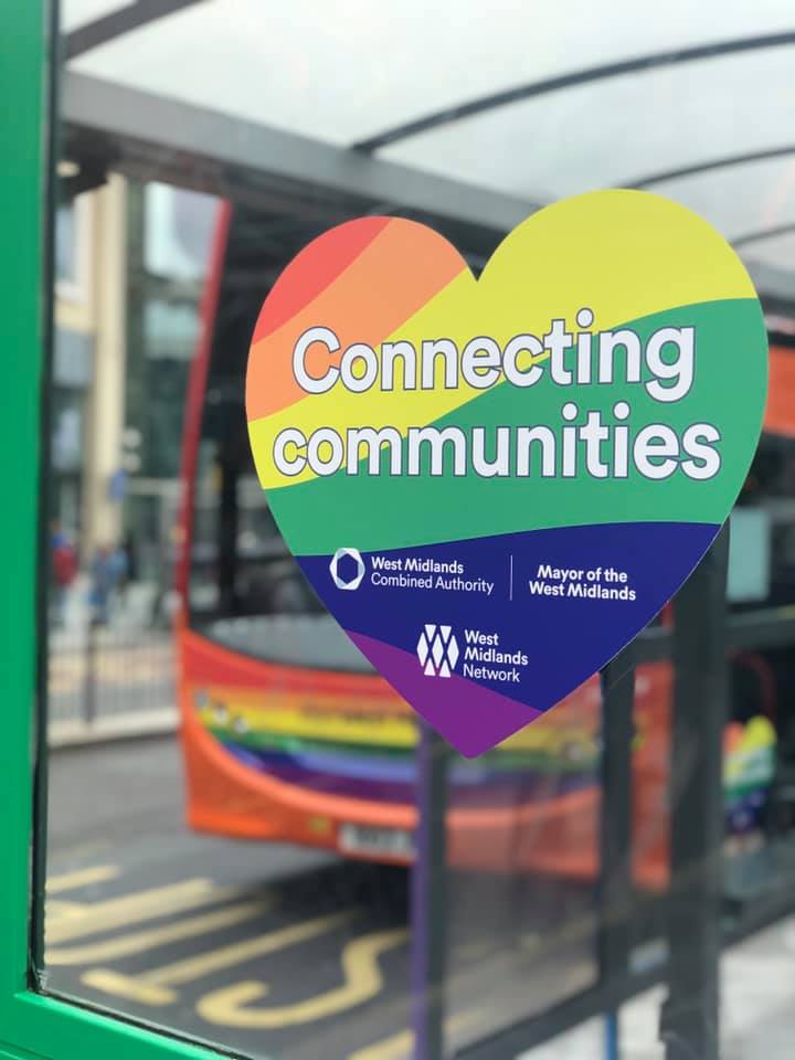 National Express West Midlands has a LGBTQ+ rainbow revamp for Birmingham Pride 2019