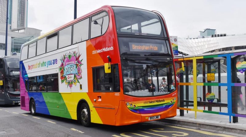 National Express West Midlands have painted the city in rainbows ahead of Birmingham Pride 2019.