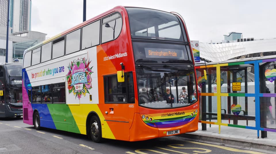 National Express gets city transport rainbow-ready ahead of Birmingham Pride
