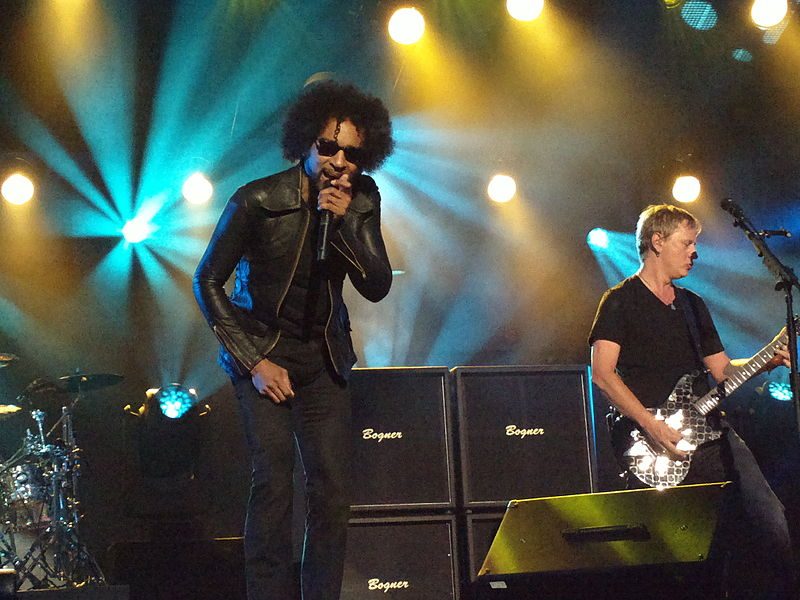 William Duvall and Jerry Cantrell performing on Jimmy Kimmel Live! in 2013