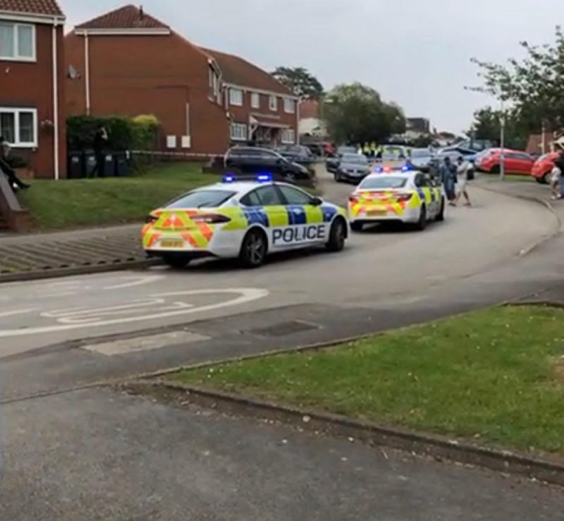 Police cordon off a section of Barnesville Close in Small Heath, where the machete attack took place