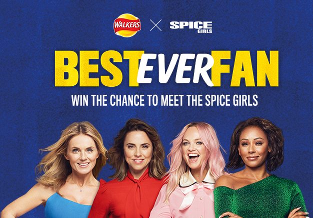 Walkers ran a 'Best Ever Fan' promotion with the Spice Girls, and will announce a winner next week 