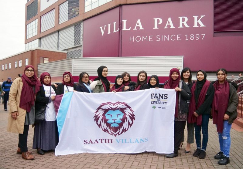Women from Saathi House in Birmingham have come together to form Aston Villa support group 'Saathi Villans'