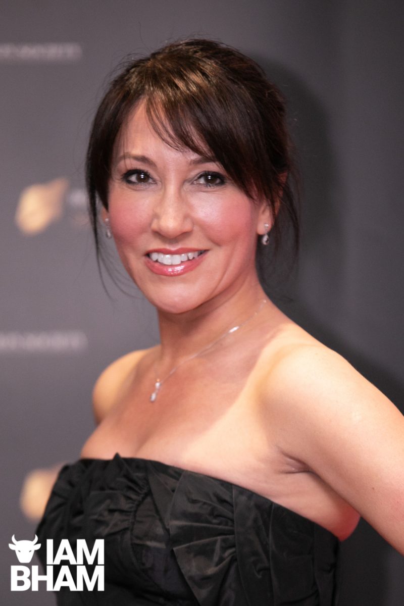 Stars on the red carpet at the Royal Television Society Midlands Awards, in Birmingham. UK. 29th November 2019 Presenter Suzanne Virdee