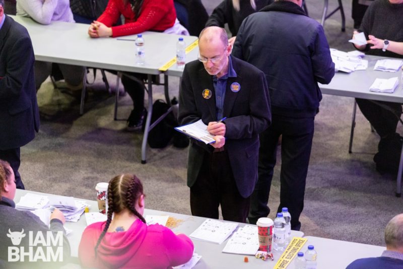 General Election 2019 vote count at the ICC in Birmingham