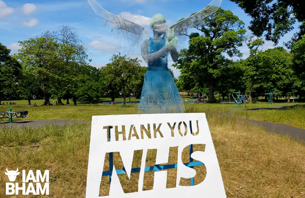 Black Country sculptor creates tribute to NHS and care workers fighting coronavirus