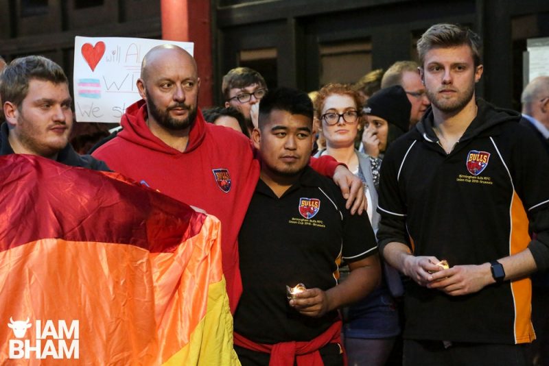 Orlando LGBTQ Pulse Nightclub Shooting Birmingham UK Vigil 13.06.2016 
