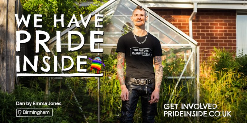 Dan features as part of the 'Pride Inside' campaign for Pride Month
