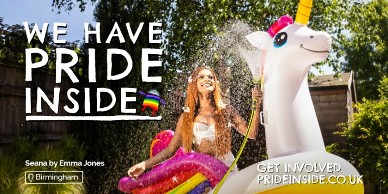 Seana features as part of the 'Pride Inside' campaign for Pride Month 