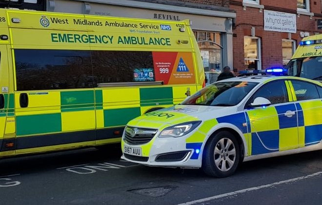 Man arrested after two paramedics stabbed in Wolverhampton – both with serious injuries