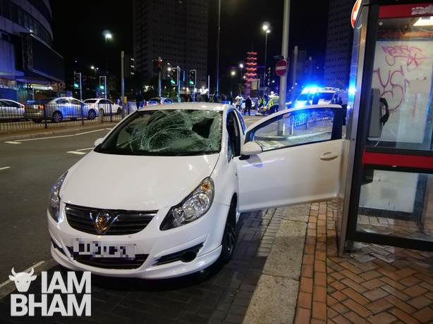 BREAKING: Two rushed to hospital after “serious collision” in Birmingham city centre