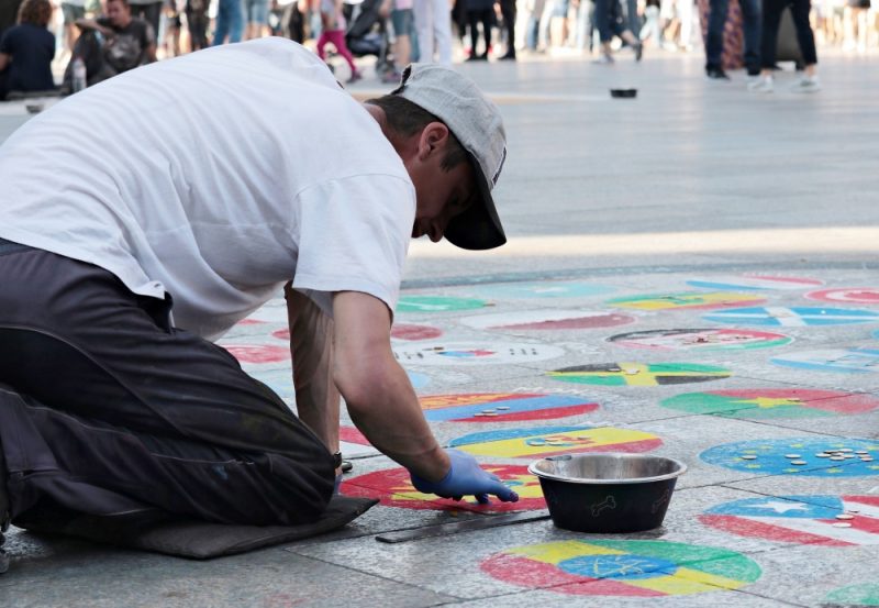 Chalk street art could be used to map community routes in North Birmingham 
