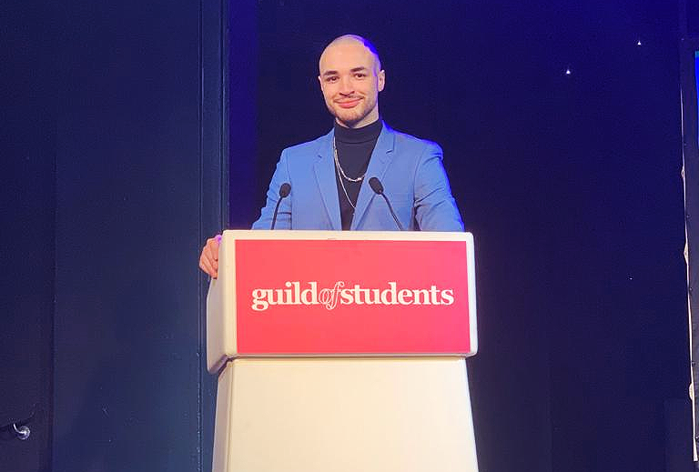 Joshua Williams was elected President of the Guild of Students at the University of Birmingham 
