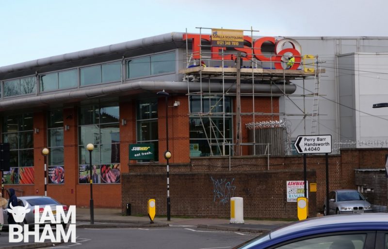 Three Tesco stores in Birmingham (not pictured) were fined £7.5 million for selling out-of-date food items 