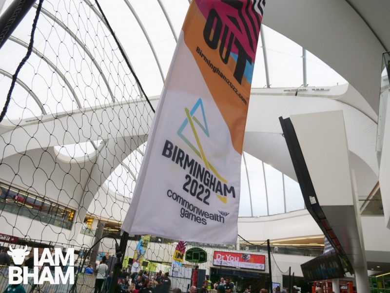 Birmingham New Street Station 2022 Commonwealth Games roadshow 21.08.2021 