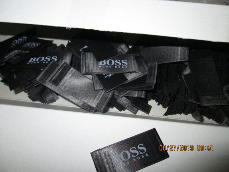 Hugo Boss was just one of the many brands Sangu ripped off from the unit 