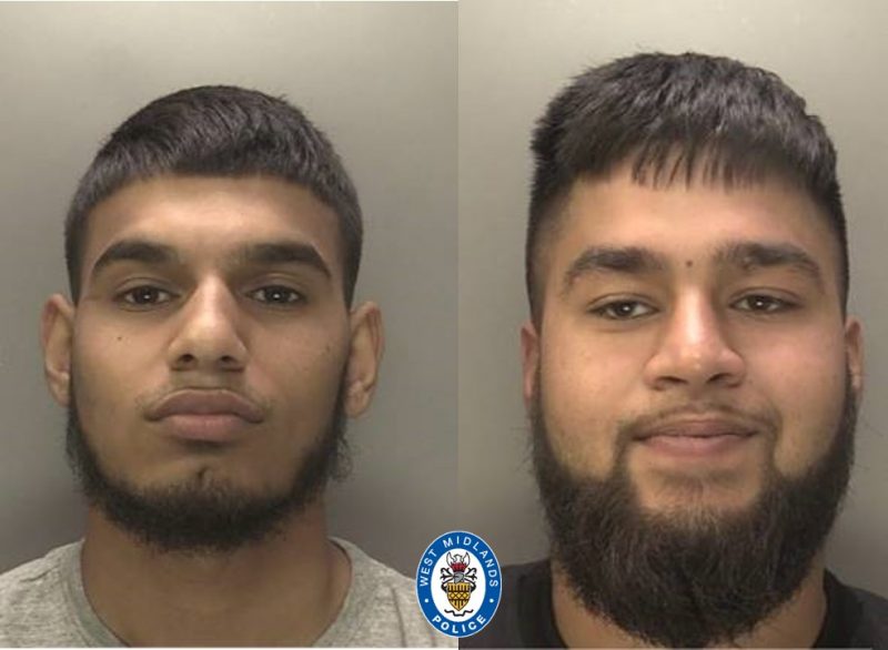 Sohail Khan, 24, and 21-year-old Ishaaq Ayaz are still wanted by West Midlands Police over homophobic attack