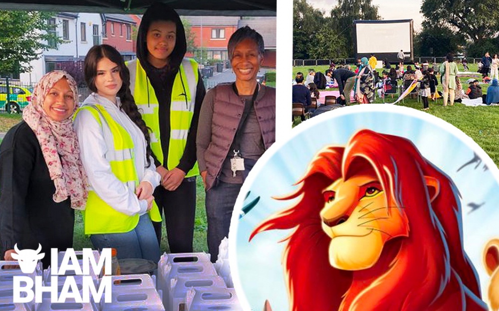 Lozells park screens Disney’s ‘The Lion King’ as residents get first-ever open air film night