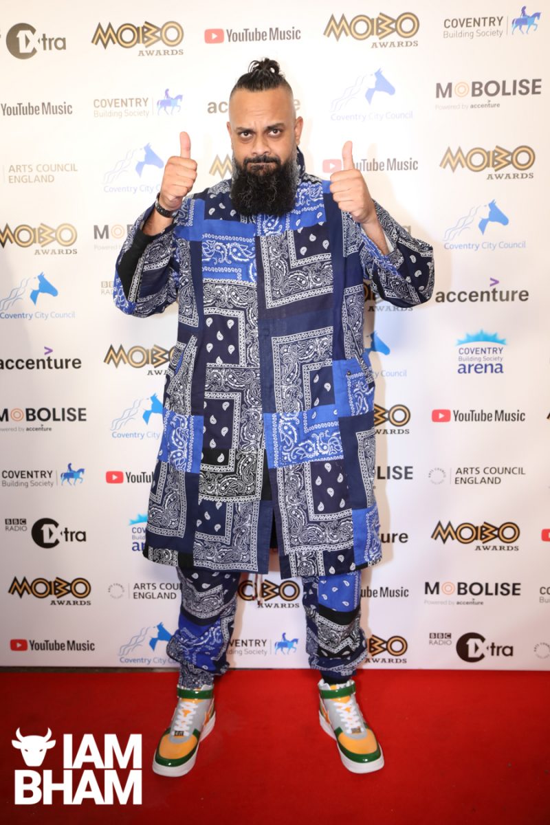 Actor and comedian Guz Khan attends the MOBO Awards in his home city of Coventry 