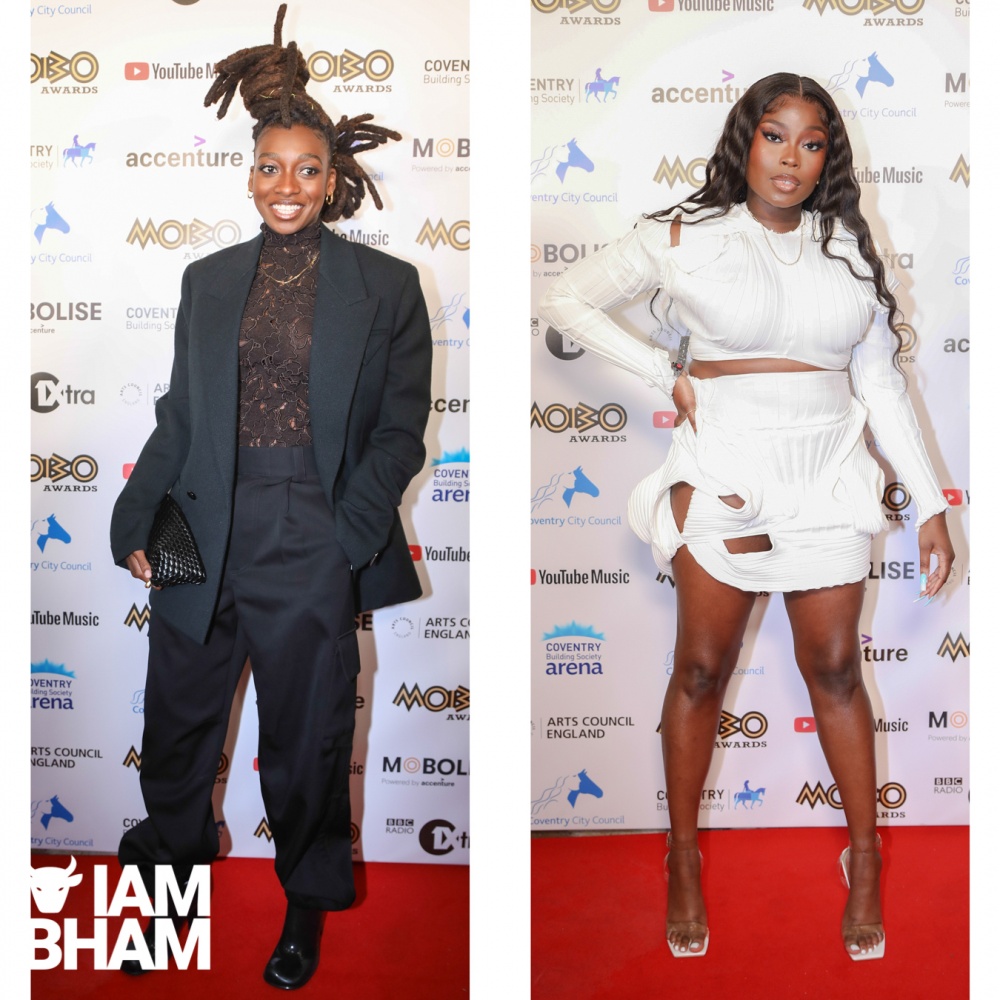 Little Simz and Bellah at the MOBO Awards 2021 in Coventry 