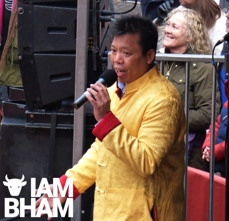 James Wong, Chairman of the Chinese Festival Committee Birmingham