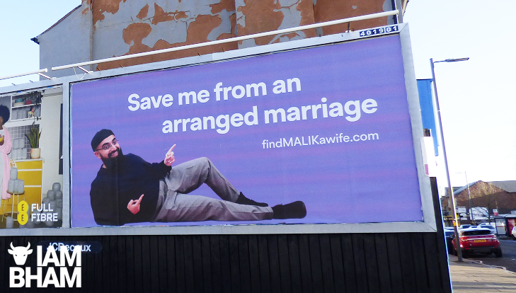 Muslim bachelor launches witty billboard campaign in Birmingham to find a wife