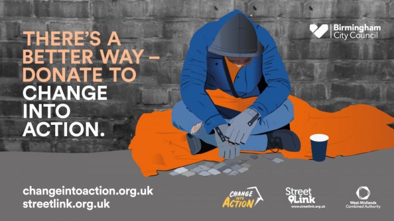 Change into Action public message from Birmingham City Council and WMCA