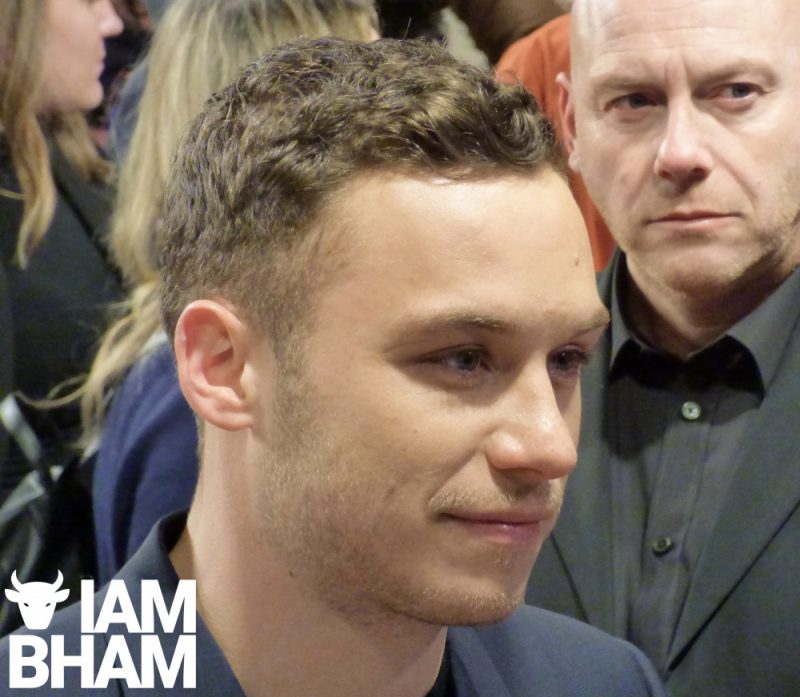 Peaky Blinders star Finn Cole at the premiere for the final season of the show