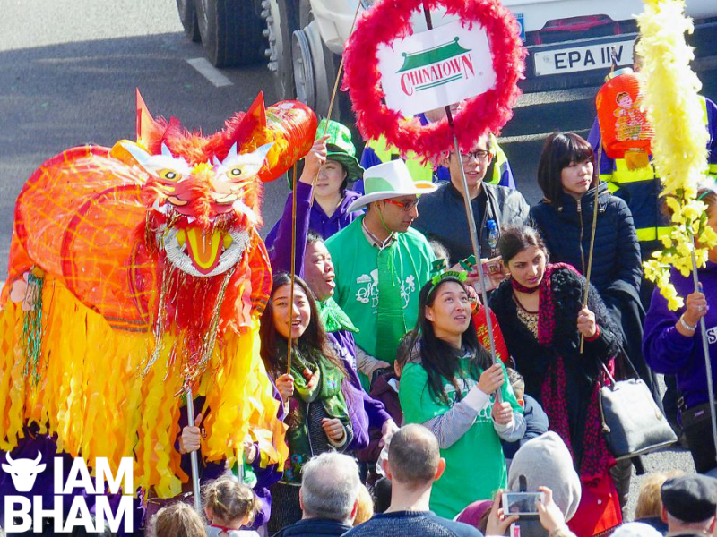 Birmingham's Chinese community enjoy taking part in the St Patrick's Day parade