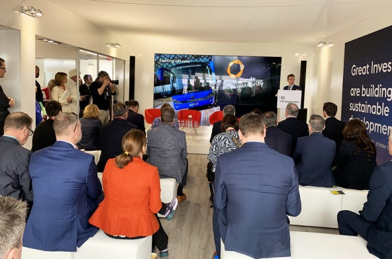 The UK Government Pavilion at MIPIM in Cannes, France 